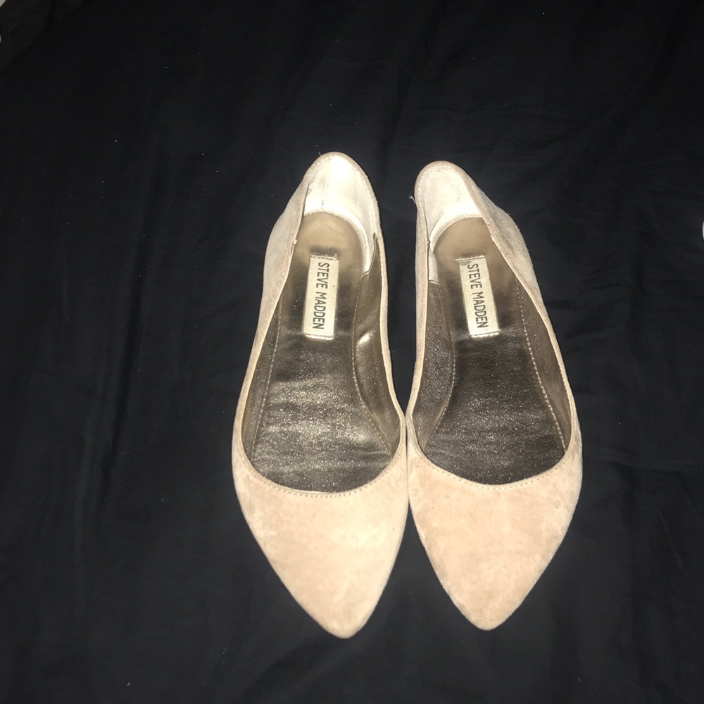 Nude Steve Madden Flats